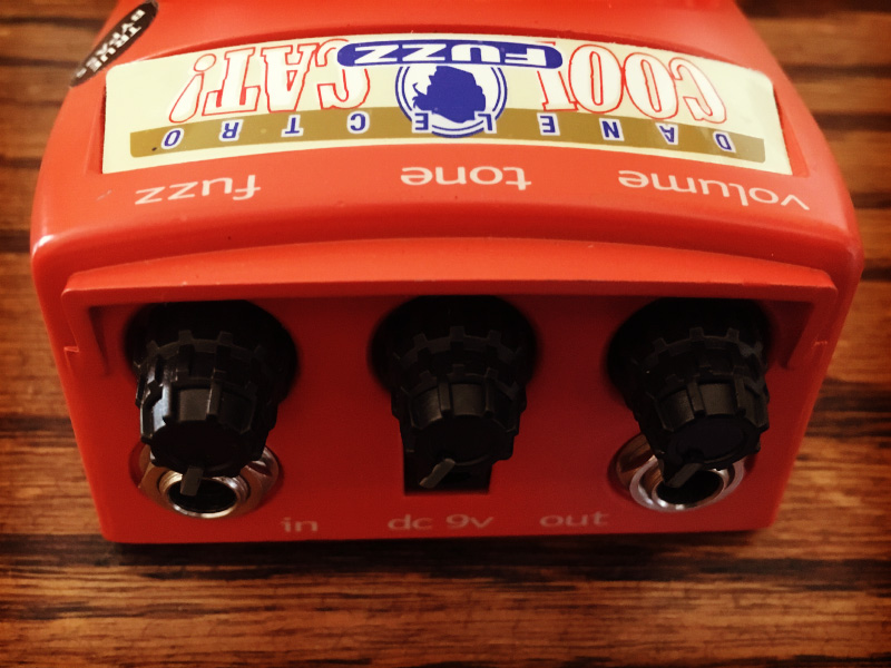 Danelectro Cool Cat CF-1 Fuzz コントロール