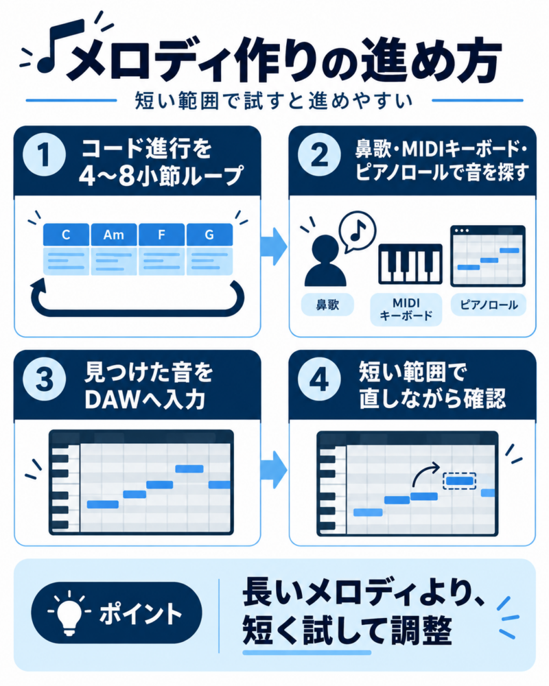 DTM初心者向け メロディ作りの進め方