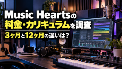 Music Heartsの料金・カリキュラムを調査 3ヶ月と12ヶ月の違いは？
