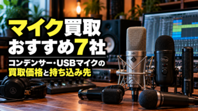 マイク買取おすすめ9社 コンデンサー・USBマイクの買取価格と持ち込み先