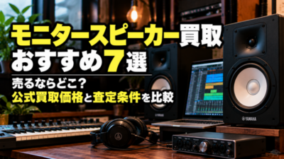 モニタースピーカー買取おすすめ7選 売るならどこ？公式買取価格と査定条件を比較